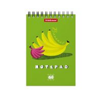 ErichKrause 46691ЕК Блокнот ErichKrause Textile Fruits 60 листов, клетка, на спирали