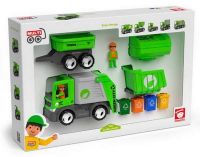 EFKO 27315 Игровой набор MultiGo Спецтехника: городские службы с 2 фигурками, 12 предметов