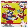 Play-Doh B0745 Пластилин Герои Марвел Железный Человек и Капитан Америка