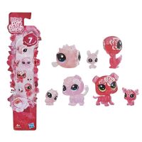 Hasbro E5162 LPS Набор игровой "7 цветочных петов", розовый