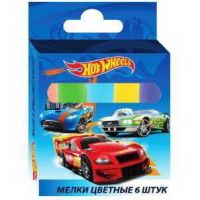 Centrum 89102 Мел цветной Hot Wheels, 6 шт в упаковке с европодвесом