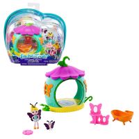 Mattel FXM99 Enchantimals® Petal Park Игровой набор Домик букашек, Ванная с куклой Бакси Бабочка