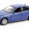 RMZ City 554004 Машина металлическая BMW M5, 1:32, инерционная, голубой матовый цвет