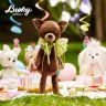 Orange Toys LD027 Lucky Doggy Мягкая игрушка Собачка Lucky Alex Весёлый бант, 25 см
