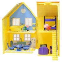 Peppa Pig 15553 Игровой набор "Домик Пеппы" Deluxe, (2 фигурки, дом, мебель)