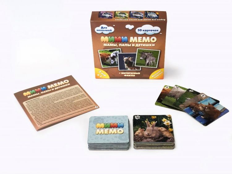 Нескучные игры 8051 Настольная игра Нескучные игры Ми-Ми-Мемо Домашние животные