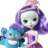 Mattel FRH49 Энчантималс Игровой набор Чаепитие Пэттер Павлины и Флэпа