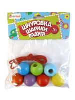 Alatoys ШН32 Шнуровка "Шарики радуга"