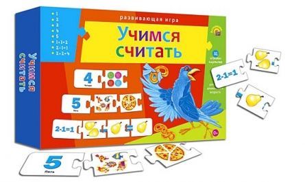 Рыжий Кот ИН-9924 Игра настольная. Ассоциации-цепочкой УЧИМСЯ СЧИТАТЬ