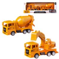 ABtoys (АБтойс) 2202A Игровой набор ABtoys "Бетономешалка и подъемный кран", пластмассовые, в коробке размером 28х9х5,5см