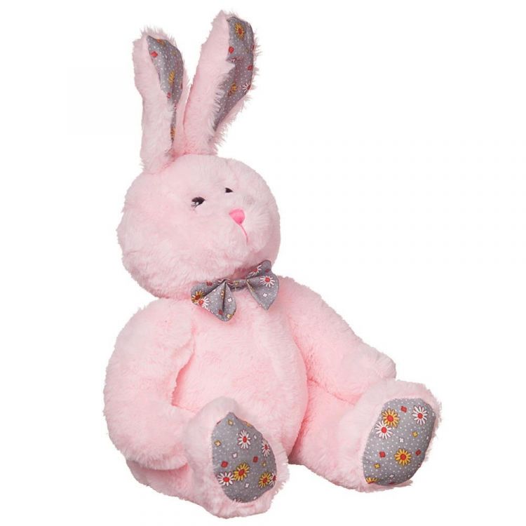 ABtoys (АБтойс) M2068/розовый Мягкая игрушка Abtoys Кролик, розовый, 23см