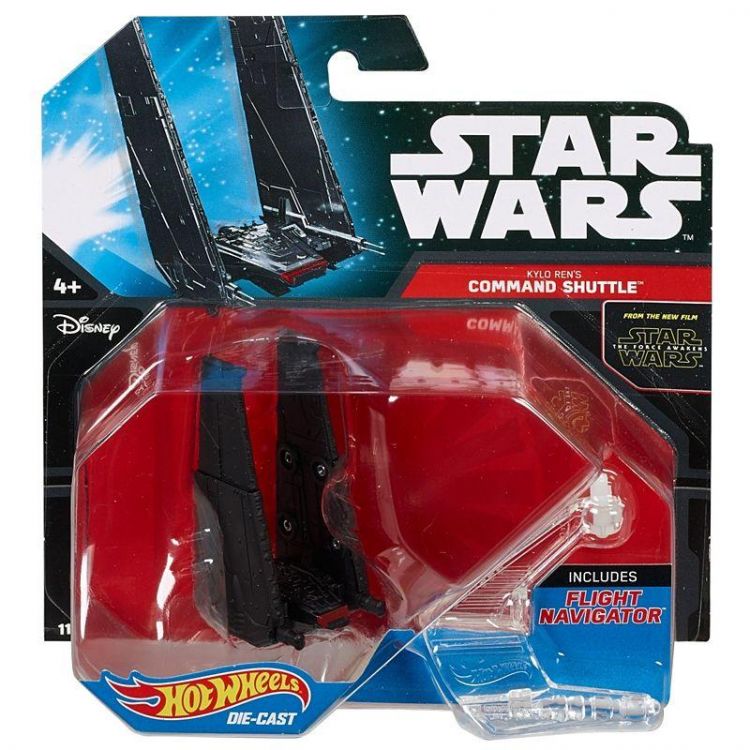 Mattel CKJ68 Hot Wheels Star Wars Звездный корабль Командный шаттл Кайло Рена