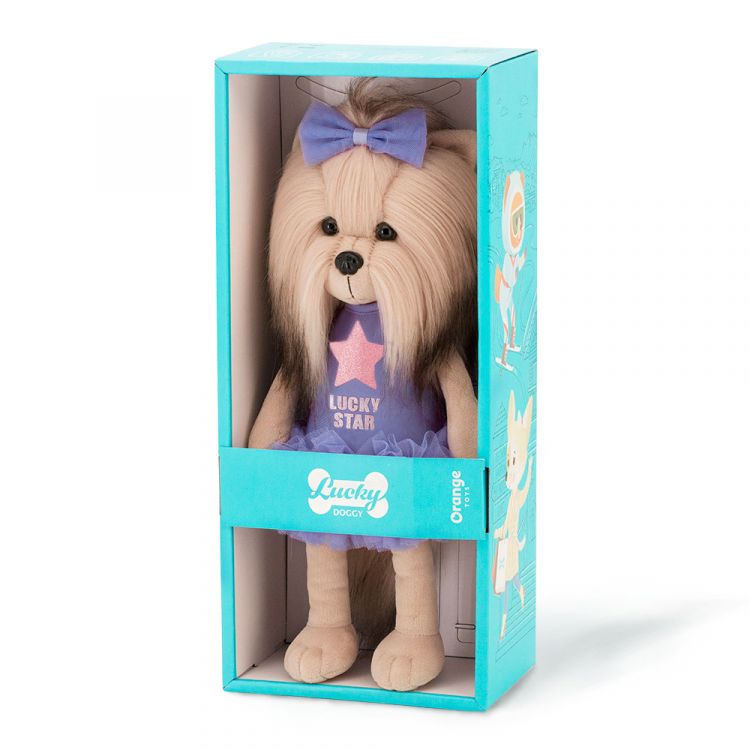Orange Toys LD032 Lucky Doggy Мягкая игрушка Собачка Lucky Yoyo: Грация, 25 см