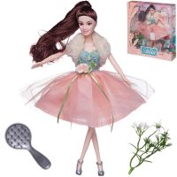 Junfa WJ-22275/шатенка Кукла Junfa Atinil (Атинил) Летний день в платье с воздушной юбкой, 28см, шатенка