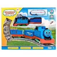 Играем вместе B1265595-R Железная дорога "Играем вместе" свет+звук, длина 160 см