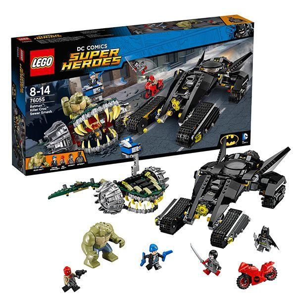 Lego Super Heroes 76055 Конструктор Лего Супергерои Бэтмен™: Убийца Крок™, 759 деталей