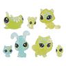 Hasbro E5165 LPS Набор игровой "7 цветочных петов", зеленый
