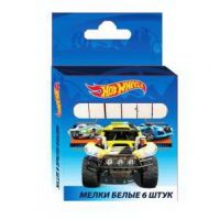 Centrum 89268 Мел белый Hot Wheels, 6 шт в упаковке с европодвесом