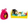 Mattel FXM97 Enchantimals® Petal Park Игровой набор Домик букашек, Спальня с куклой Беатрис Пчелка