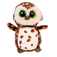 ABtoys M0036 Мягкая игрушка Совенок коричневый, 15 см