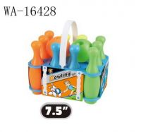 Junfa WA-16428 Игровой набор Junfa Боулинг с 2 шарами и 10 кеглями в держателе