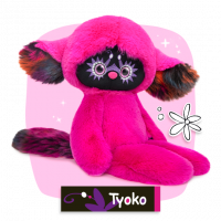 BUDI BASA LR30-05 Мягкая игрушка Лори Колори Тёко (фуксия)