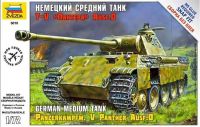 Звезда 5010з Сборная модель - Немецкий средний танк T-V &quot;Пантера&quot; Ausf.D 1:72