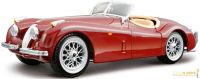 Bburago 18-22018 Модель машины JAGUAR XK 120 ROADSTER (1951), 1:24, металлическая, красная