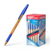 ErichKrause 39530EK Ручка шариковая R-301 Amber Stick&Grip 0.7, цвет чернил синий