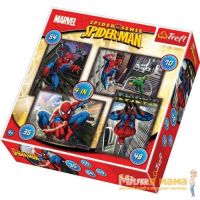 Trefl 34120 Набор пазлов 4 в 1 Человек-паук