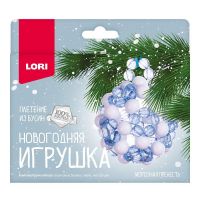 LORI Пз/Бус-015 Набор для творчества LORI Плетение из бусин Морозная прелесть