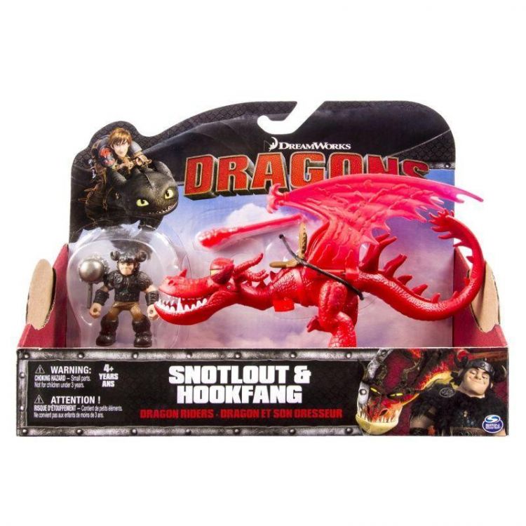 Dragons 66594 Дрэгонс Укротители драконов Snotlout and Hookfang (Сморкала и Кривоклык)