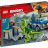 Lego Juniors 10757 Конструктор Лего Джуниорс Грузовик спасателей для перевозки раптора, 85 деталей