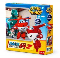 ORIGAMI 02813 Пазл Super Wings "Полет в Данию", 64 детали