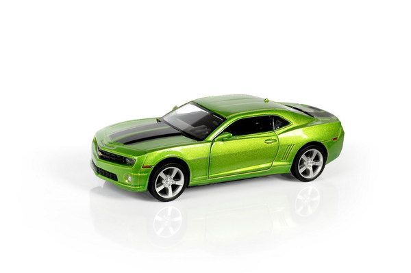 RMZ City 554005Z Машина металлическая Chevrolet Camaro, 1:32, цвет зеленый металлик
