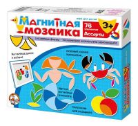 Десятое королевство 02867ДК Мозаика магнитная "Ассорти", 78 элементов