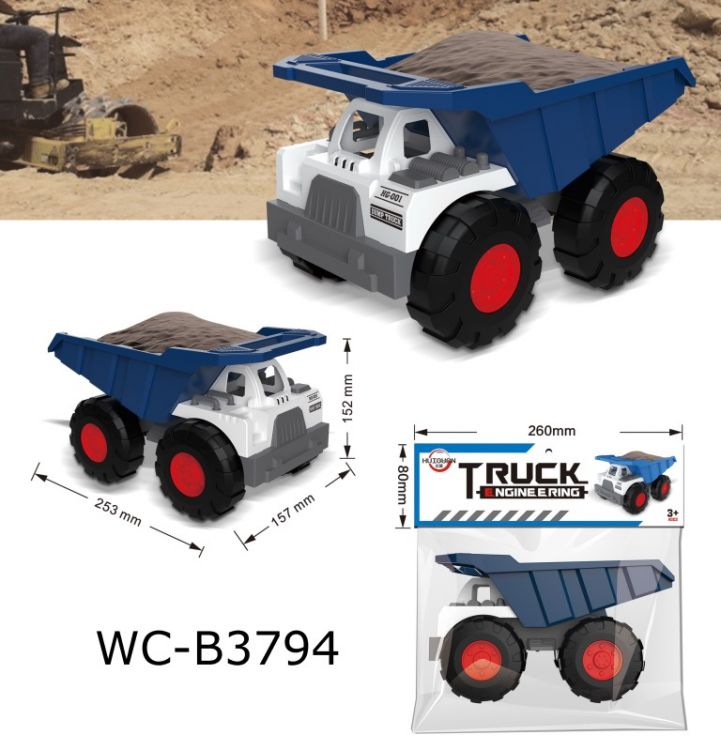 ABtoys (АБтойс) 2018-9 Самосвал ABtoys из серии На стройке пластмассовый фрикционный