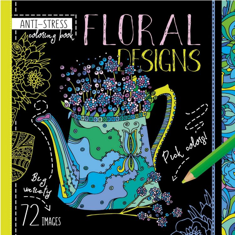 Bourgeois 6554(19173) Раскраска Bourgeois Floral designs, 36 листов