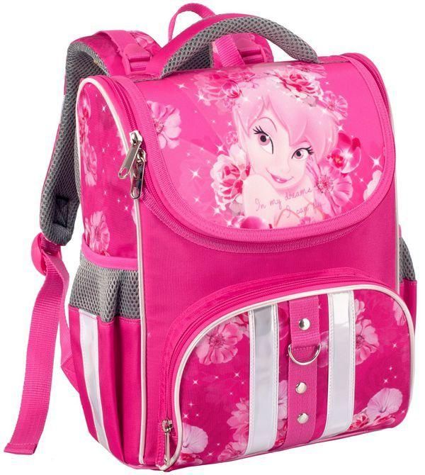 ErichKrause 39301 Ранец с эргономичной спинкой Tink Pink  ( модель Prime ) 32х25х12см, 750гр