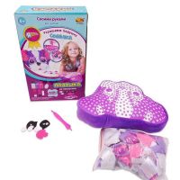 ABtoys PT-00805 Набор для украшения и декорирования подушки Собачка "Я дизайнер", 250 деталей, в наборе с аксессуарами