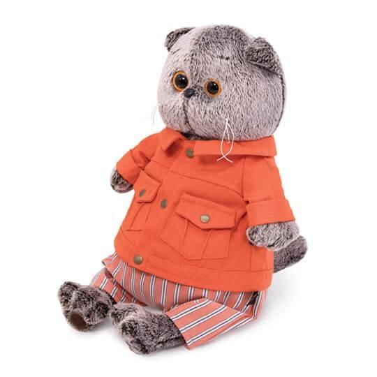 BUDI BASA Ks22-148 Мягкая игрушка BUDI BASA Кот Басик в оранжевой куртке и штанах 22 см BUDI BASA Ks22-148 Мягкая игрушка BUDI BASA Кот Басик в оранжевой куртке и штанах 22 см