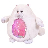 ABtoys (АБтойс) MP013 Кошка с пайетками, 20 см