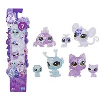 Hasbro E5163 LPS Набор игровой "7 цветочных петов", фиолетовый
