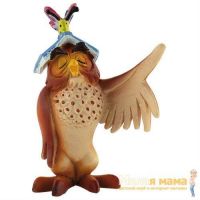 Bullyland 12325 Фигурка Сова с книгой (м/ф Винни и друзья), 7 см