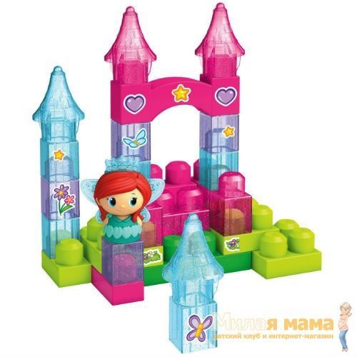 Mega Bloks 36105 Конструктор Сумка с деталями Принцессы Сверкающая башня