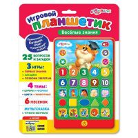 Азбукварик 28151-3 Планшетик игровой Веселые знания