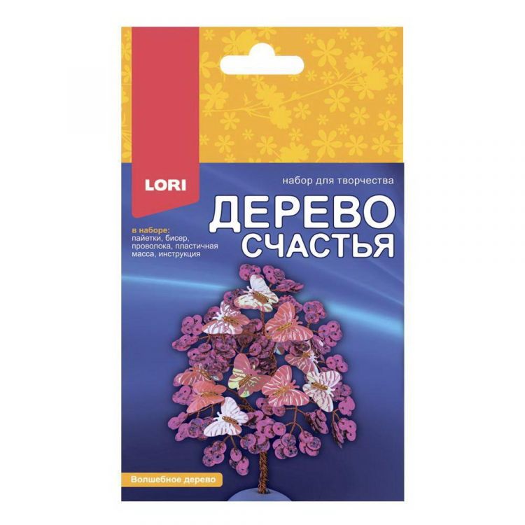 LORI Дер-032 Набор для творчества LORI Дерево счастья Волшебное дерево LORI Дер-032 Набор для творчества LORI Дерево счастья Волшебное дерево