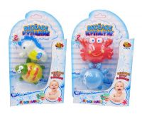 Игрушка- брызгалка для ванной "Веселое купание", в наборе 2 шт., 2 вида в ассортименте