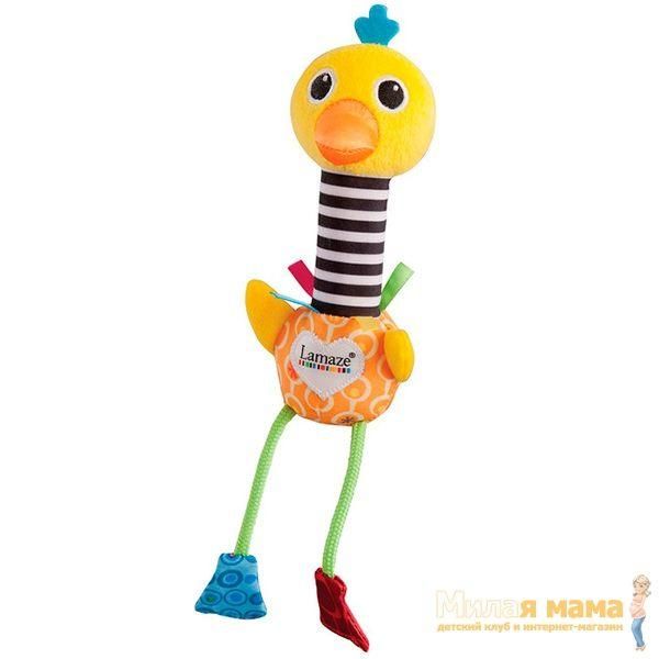 TOMY Lamaze 27612 Погремушка Веселый Страус
