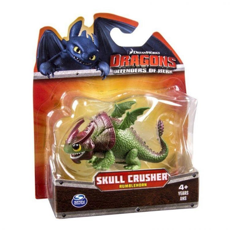 Dragons 66551 Дрэгонс 2 Маленькая фигурка дракона Scull Crusher (Крушиголов)
